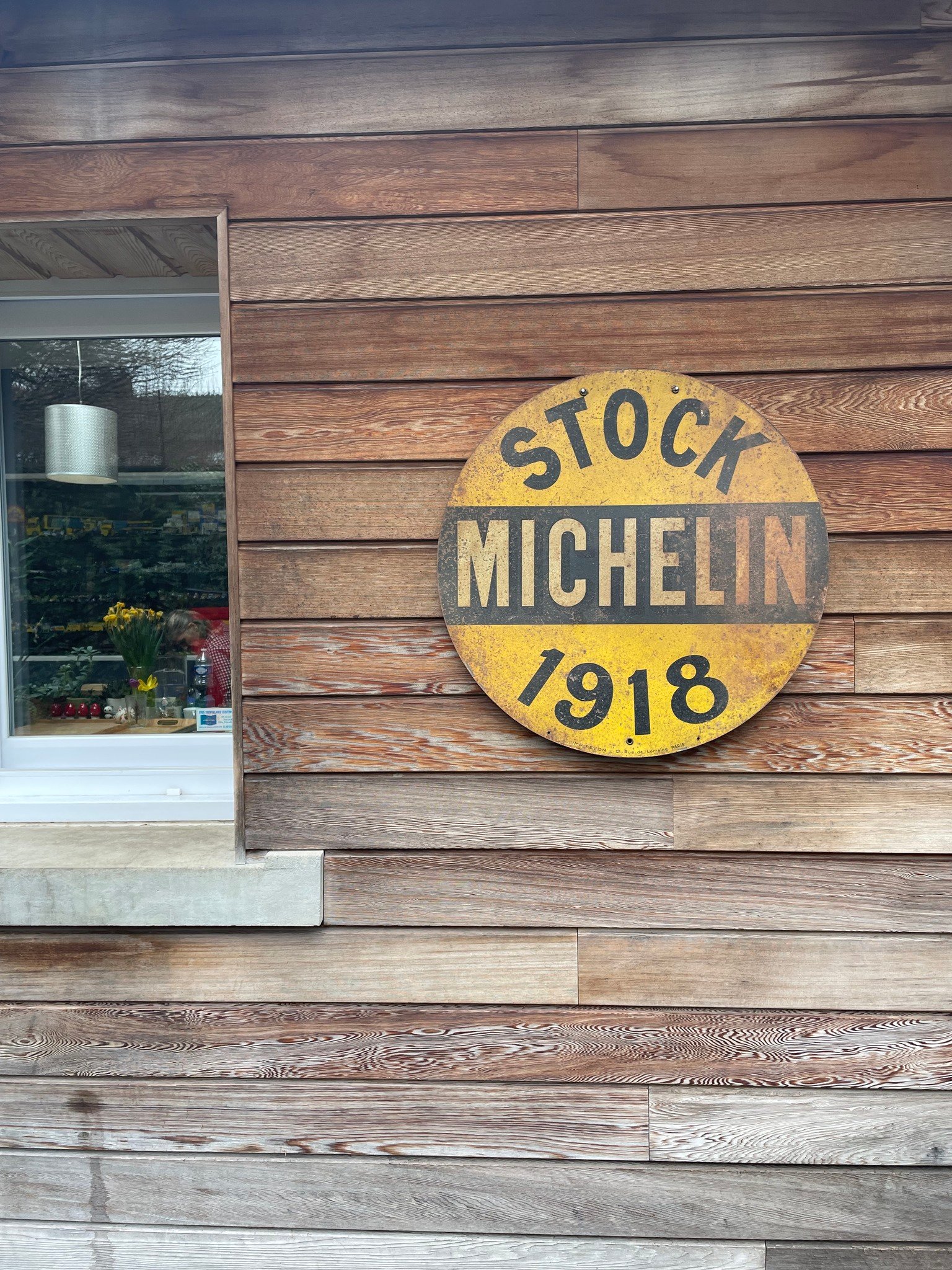 Plaque Michelin vintage